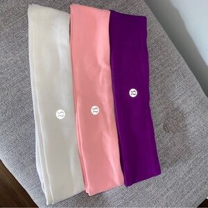 Set of 3 LuluLemon headbands